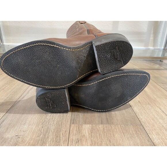 Red Wing 9801-1 Pecos Mens 8.5 E Brown Leather Red Wing Cowboy Boots USA - Picture 6 of 8